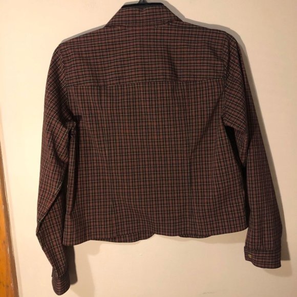 Emma James Plaid “Shacket” Jacket Sz Lg - Picture 6 of 6